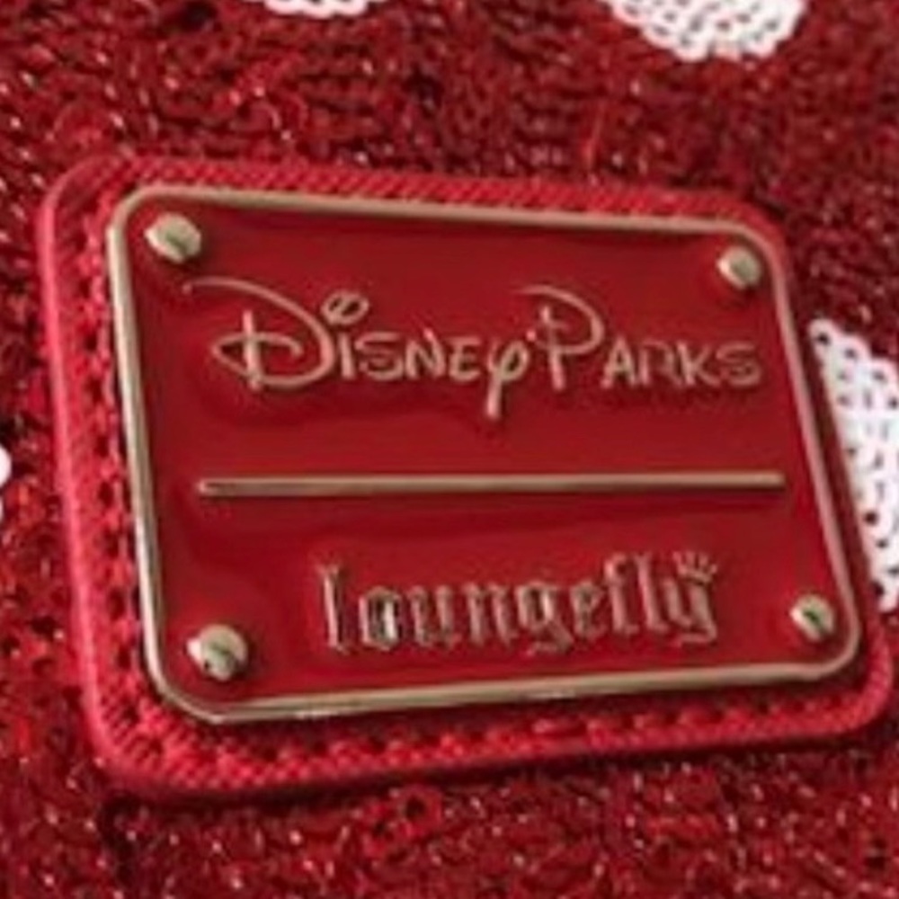 Disney Parks Loungefly Minnie Mouse Sequin Wallet